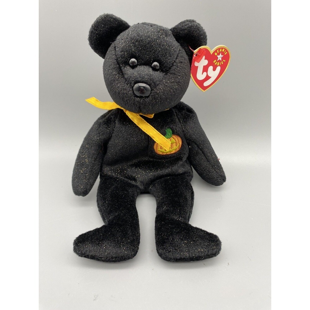 TY‎ Beanie Baby HAUNT the HALLOWEEN BEAR 9" With Tag